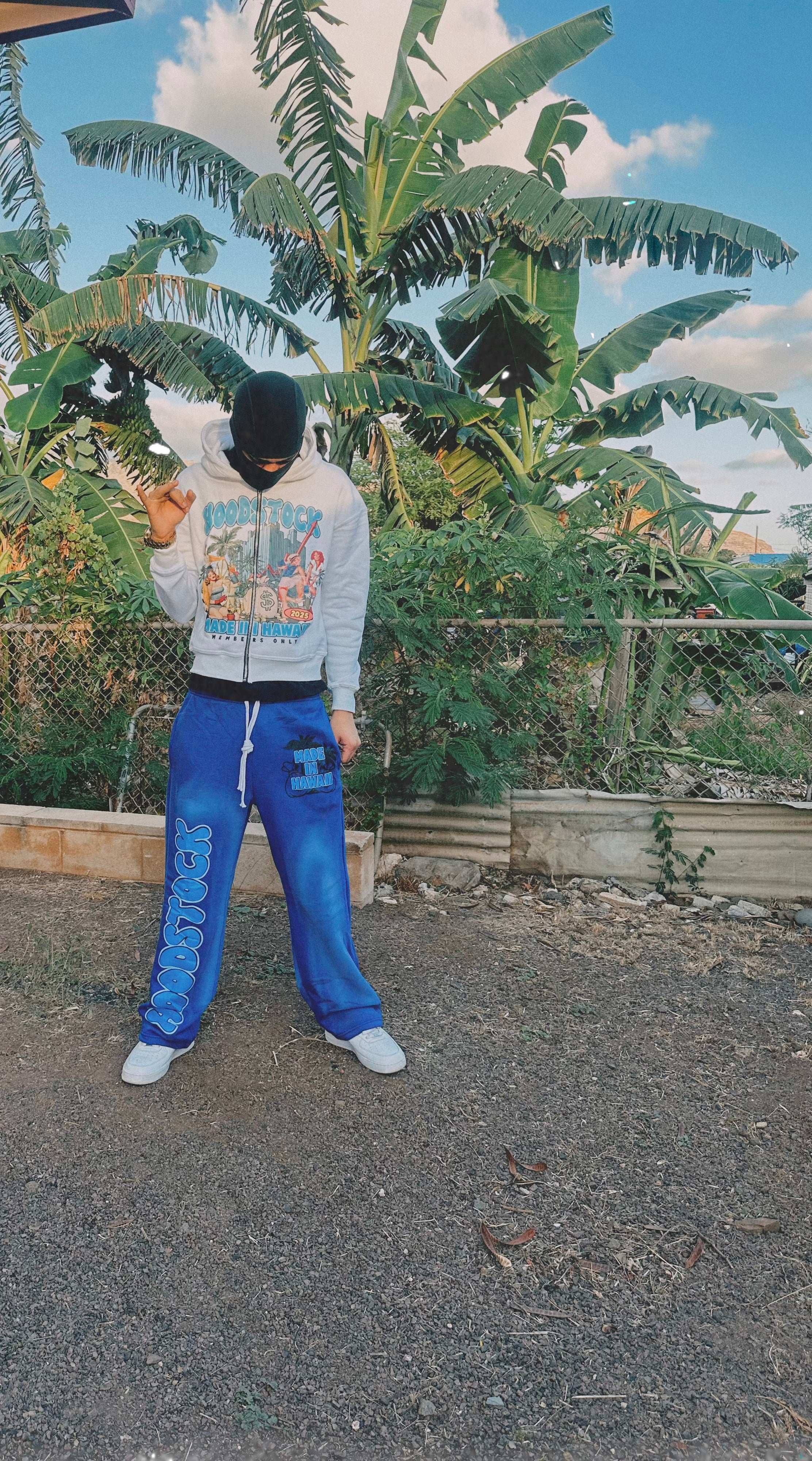 BLUE LOOSE LIPS SINK SHIPS SWEATSUIT