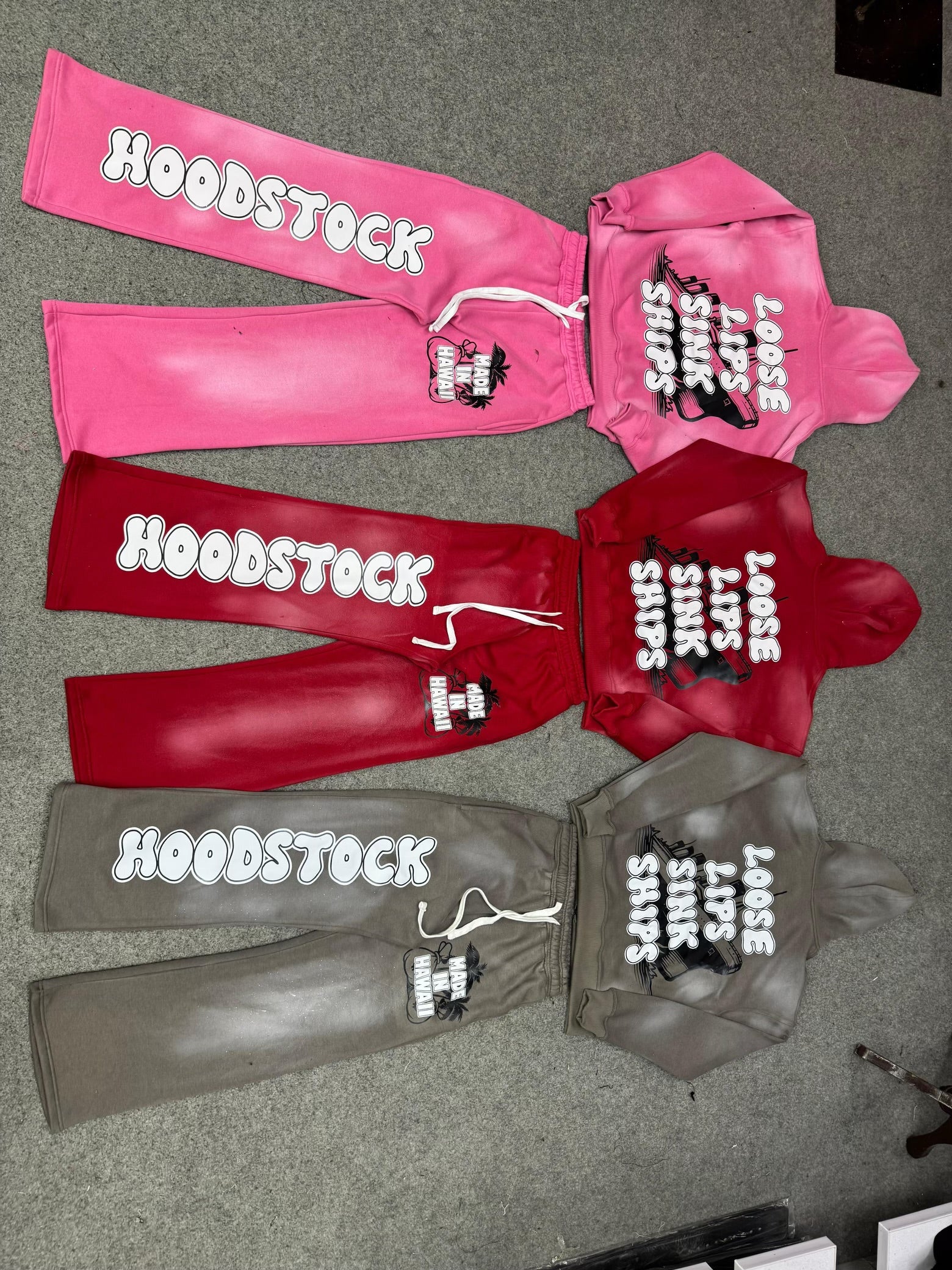 LOOSE LIPS SINK SHIPS SWEATSUITS